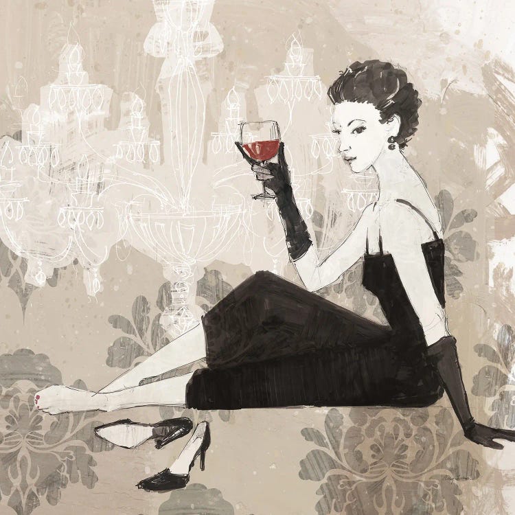 Couture Lady IV Cream by Avery Tillmon wall art