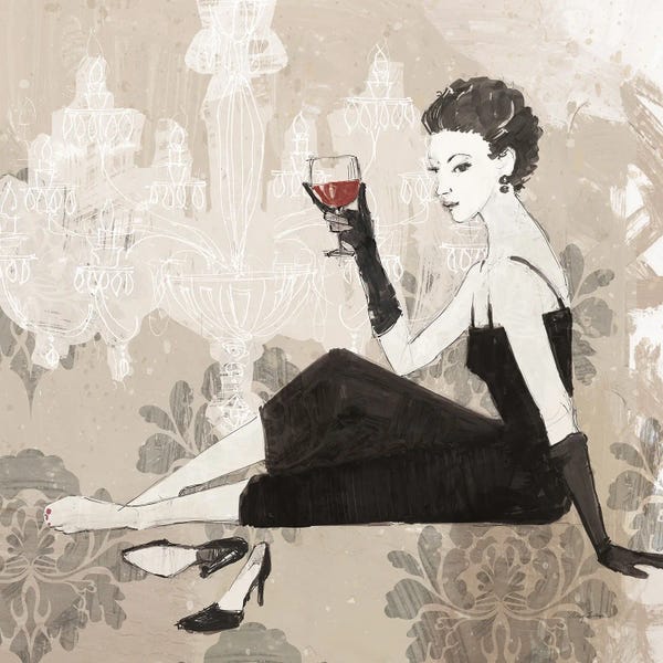 Chandeliers: Couture Lady IV Cream by Avery Tillmon