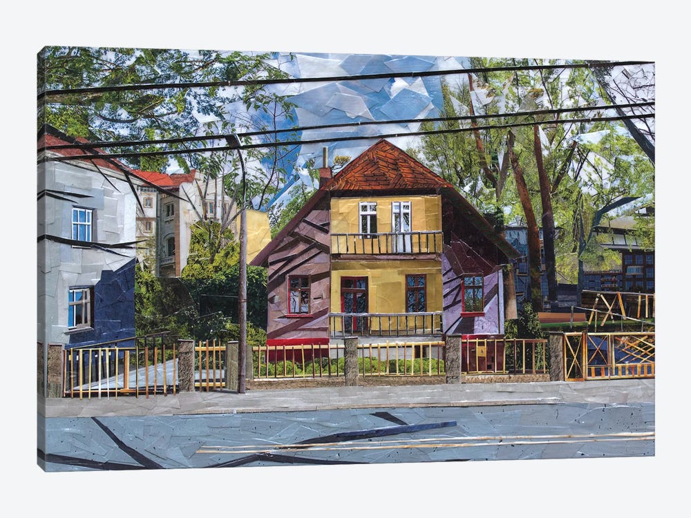 House by Albin Talik 1-piece Canvas Art Print