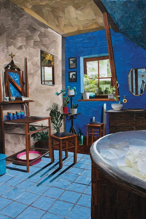 Blue Bathroom