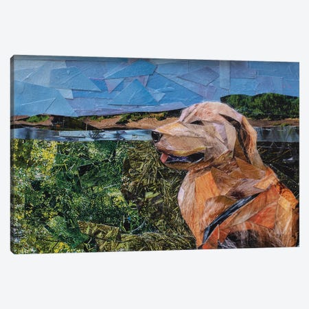 Dog Canvas Print #ATK61} by Albin Talik Canvas Wall Art