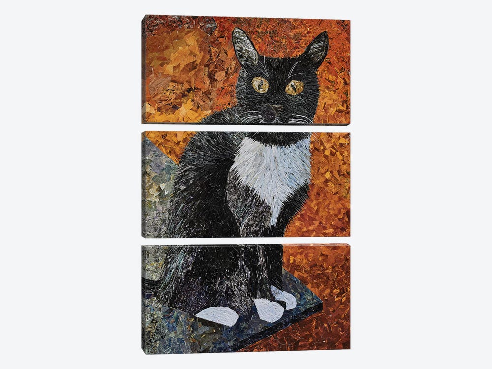 Cat 3-piece Canvas Print