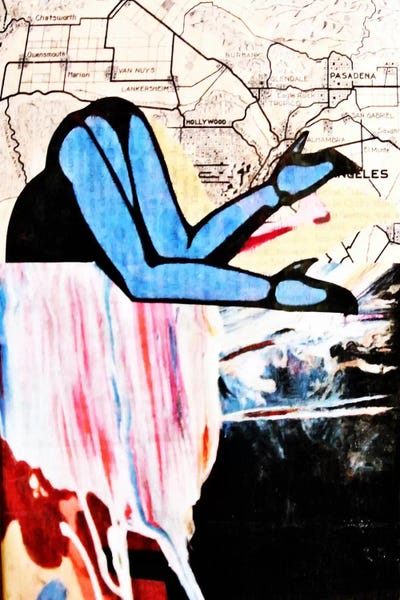 City and Self by Annie Terrazzo canvas print