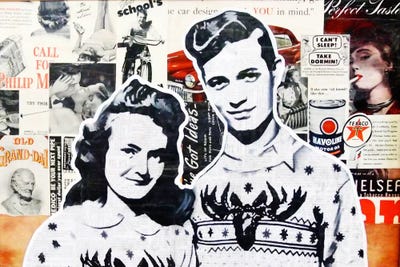 Sex Drugs and Stag Sweaters by Annie Terrazzo art print