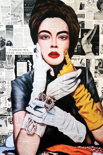 Fashion For Fiction by Annie Terrazzo metal wall art