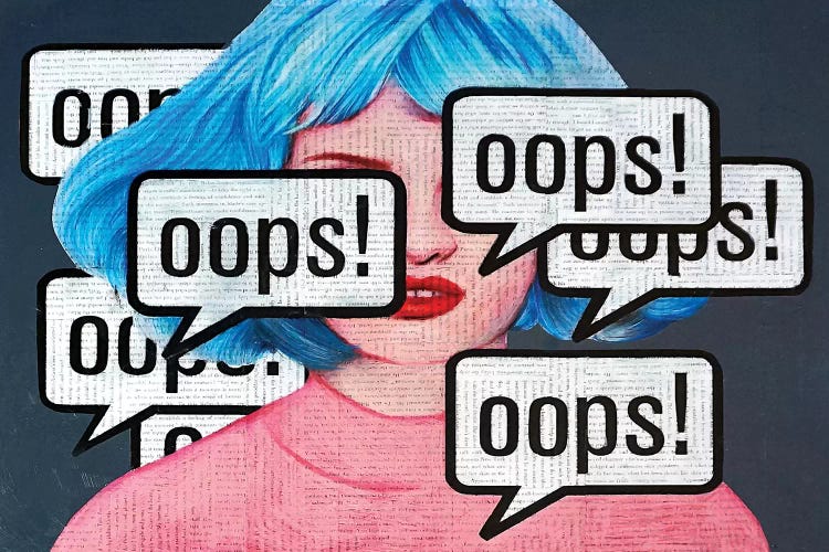 Oops by Annie Terrazzo wall art