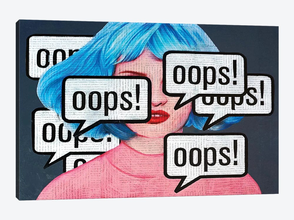 Oops by Annie Terrazzo 1-piece Art Print