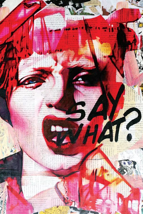 Say What by Annie Terrazzo wall art