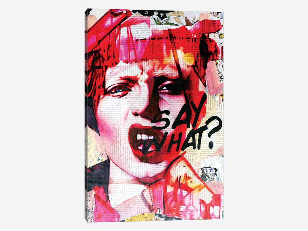 Say What 1-piece Canvas Artwork