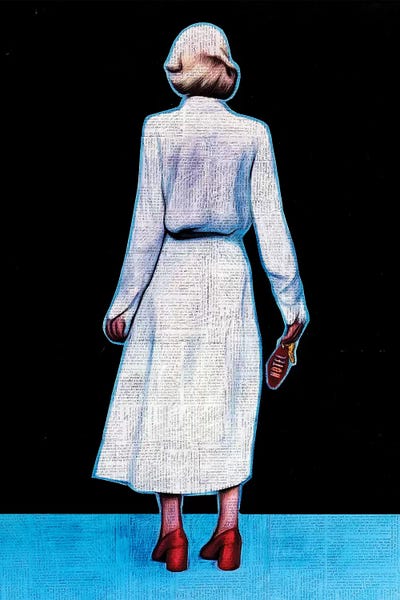 Bye by Annie Terrazzo metal wall art