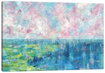 Summer Reflection Canvas Art Print - Artists Like Monet