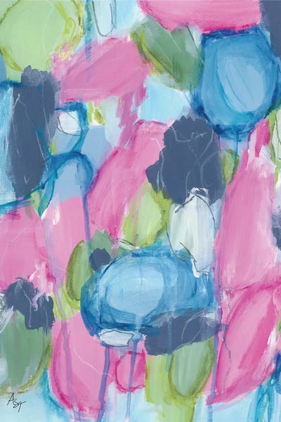 Abstract Bathroom: Rock Candy I by Amanda Toppe