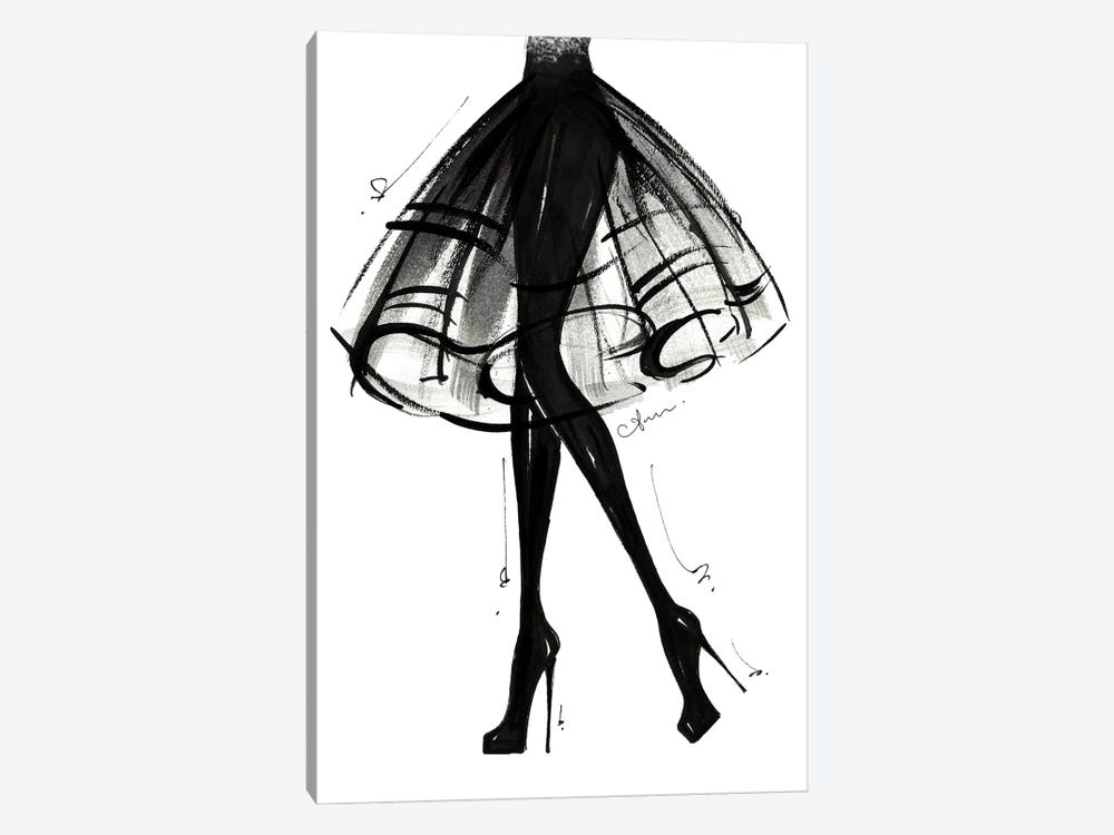 Twirling In Tulle by Anum Tariq 1-piece Canvas Wall Art