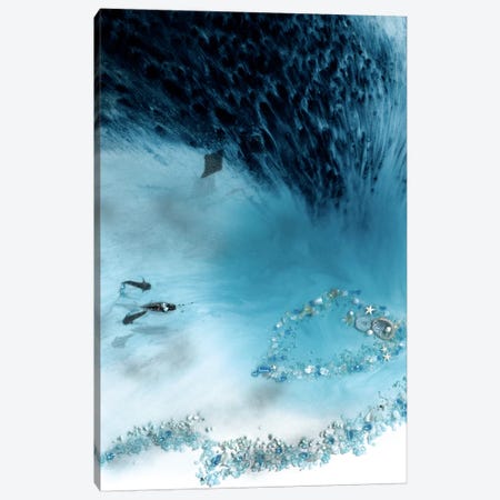 Grey Lagoon Canvas Print #ATU27} by Antuanelle Canvas Art Print