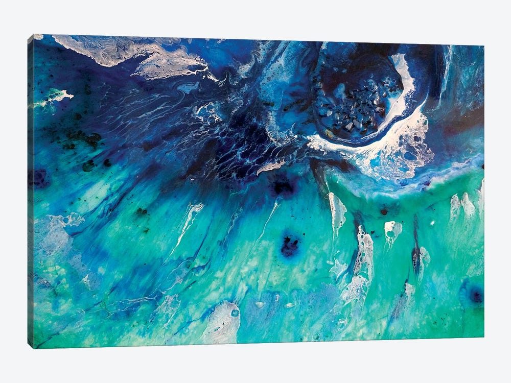 Aqua Green Bondi Surf 1-piece Canvas Artwork