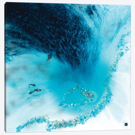 Blue Lagoon Canvas Print #ATU7} by Antuanelle Canvas Print