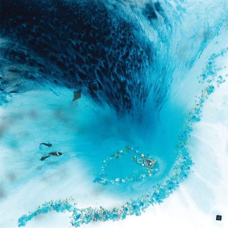 Blue Lagoon by Antuanelle wall art