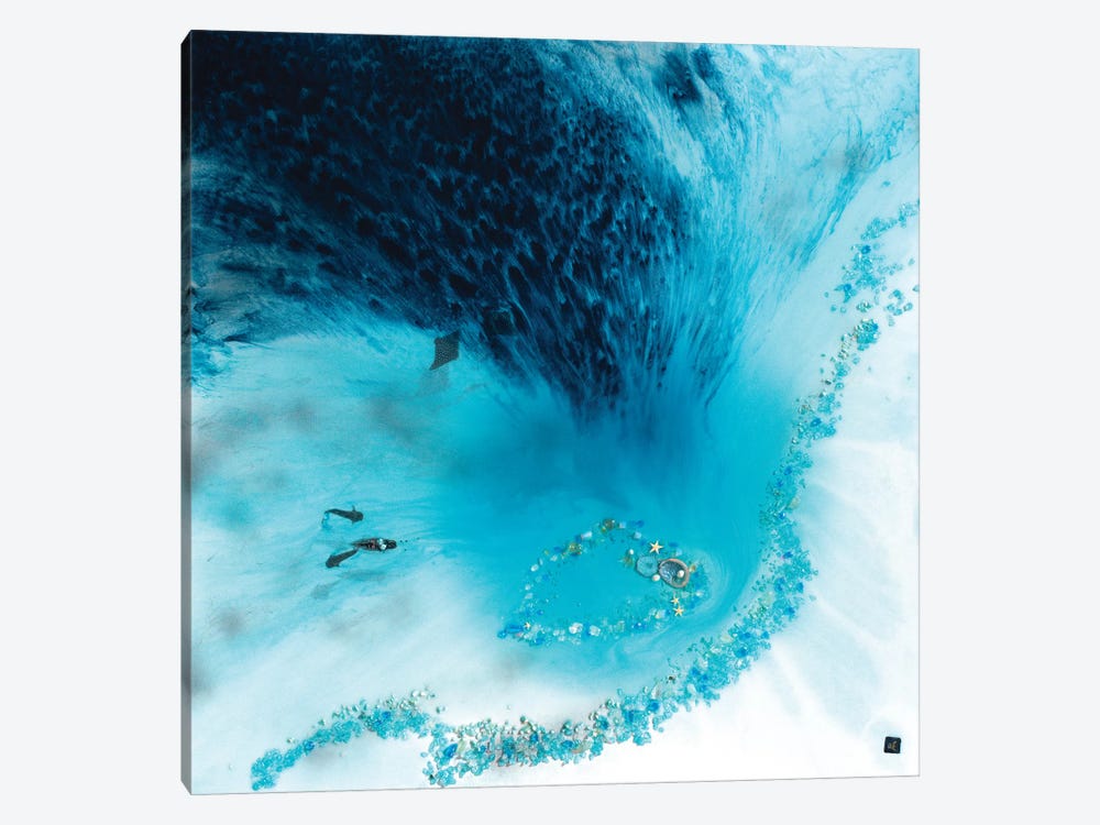 Blue Lagoon by Antuanelle 1-piece Canvas Art Print