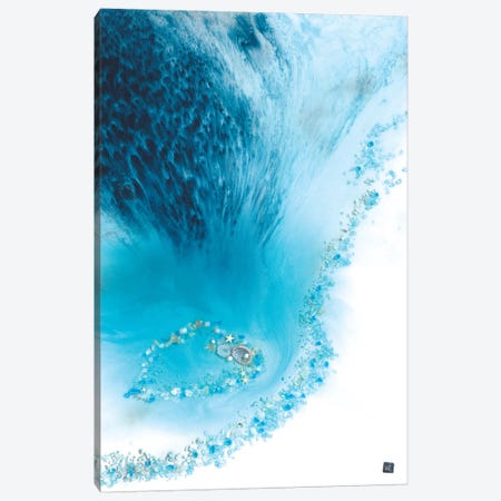 Blue Lagoon Reef Canvas Print #ATU8} by Antuanelle Canvas Artwork