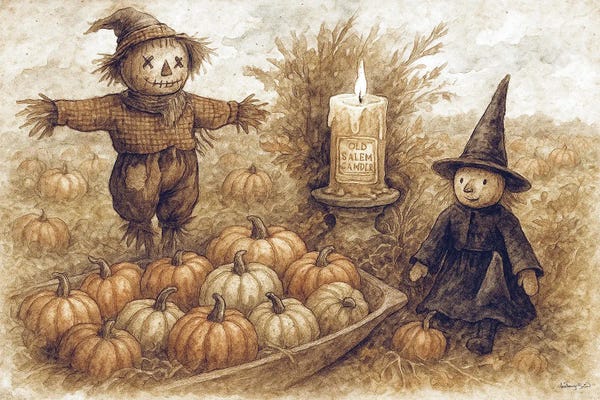 The Scarecrow And The Little Witch