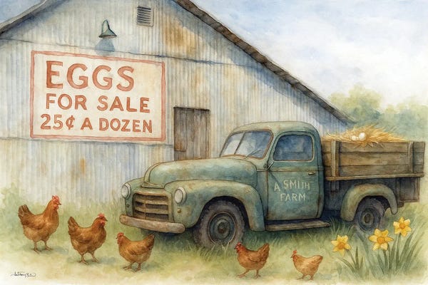 Anthony Smith: Spring on the Farm by Anthony Smith