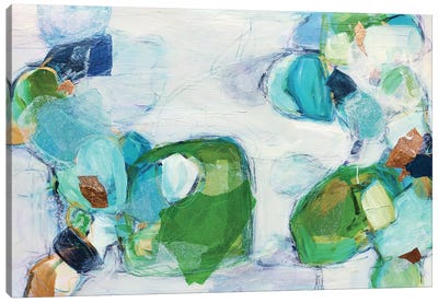 Dancing Sea Glass Canvas Art Print - Alison Corteen