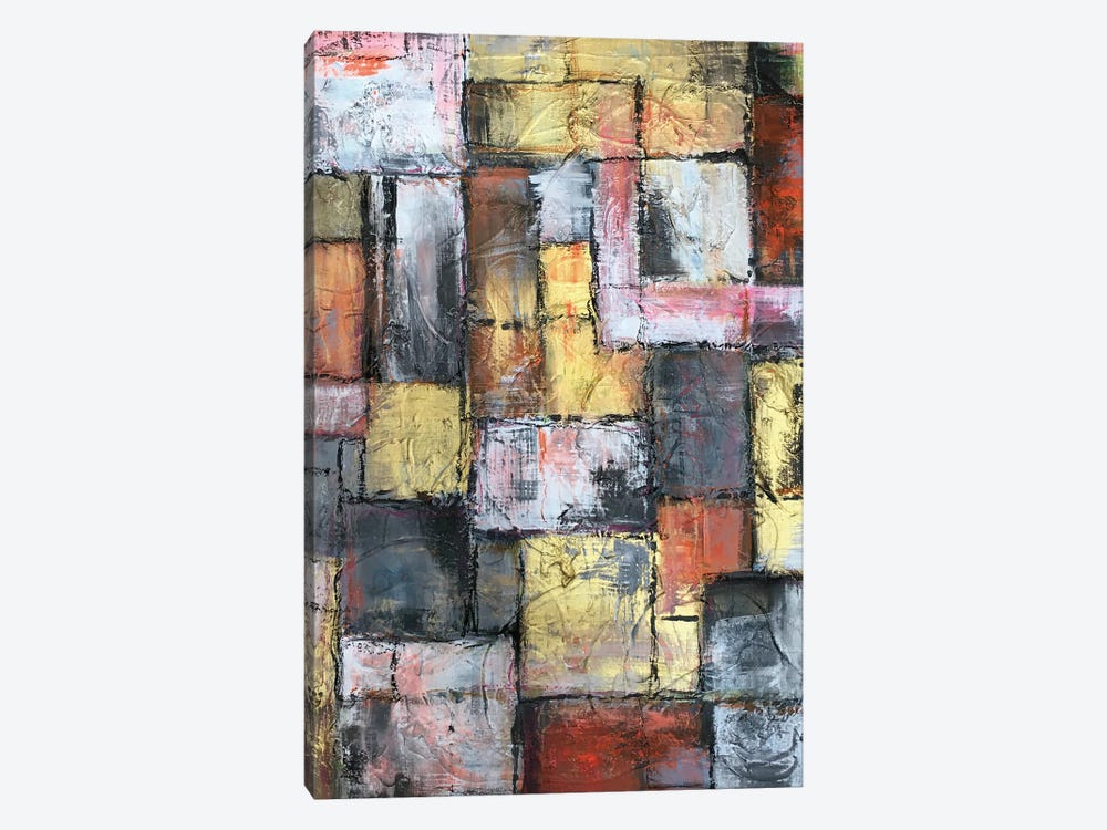 Desert Squares by Alison Corteen 1-piece Canvas Print