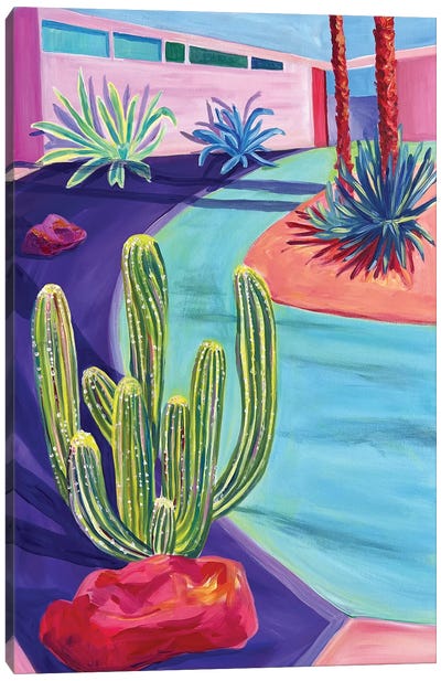 Palm Springs Living Canvas Art Print - Palm Springs Art