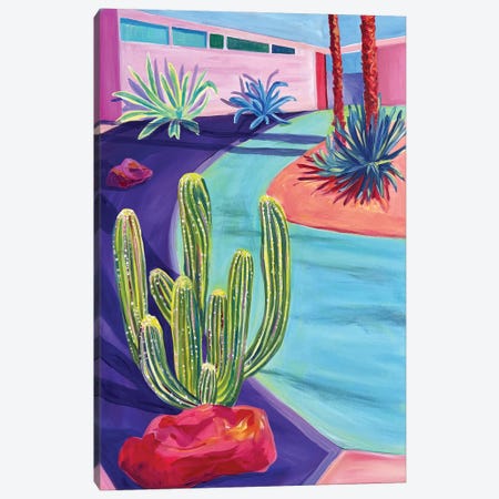 Palm Springs Living Canvas Print #ATZ43} by Alison Corteen Art Print