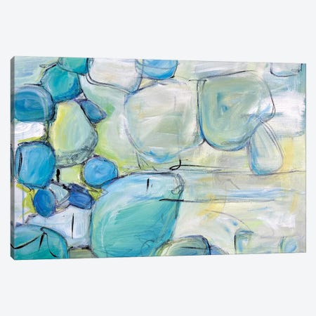 Sea Glass Canvas Print #ATZ51} by Alison Corteen Canvas Wall Art