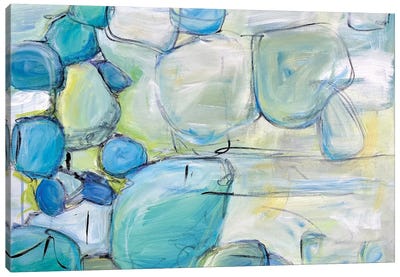 Sea Glass Canvas Art Print - Alison Corteen