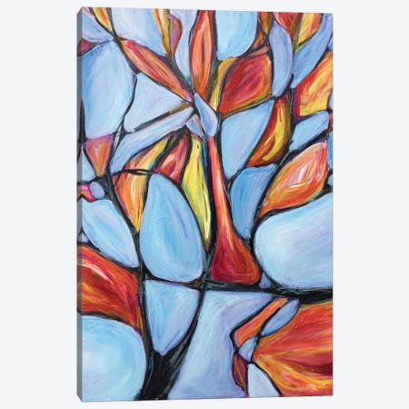 Sunset Trees Canvas Print #ATZ58} by Alison Corteen Canvas Art