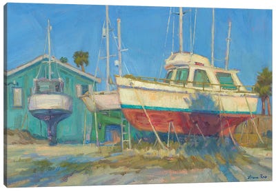 Boat Vernacular Canvas Art Print - Grandpa Chic
