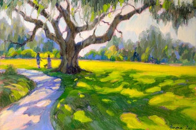 Fifty Shades Of Green by Aruna Rao canvas print