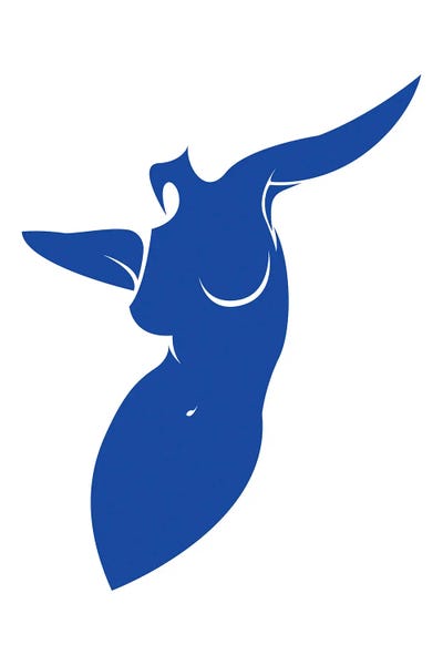 Addillum: Nude In Blue by Addillum