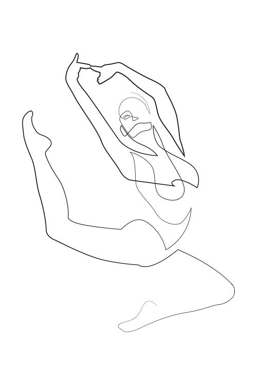 One Line Dancer - Aloft by Addillum wall art