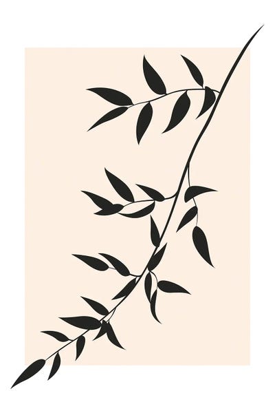 Addillum: Pastel Square - Black Branch - Ruscus by Addillum