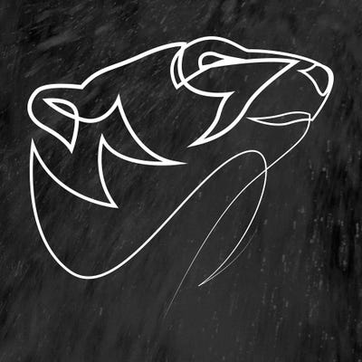 Polar Bear Natural Square by Addillum acrylic art print