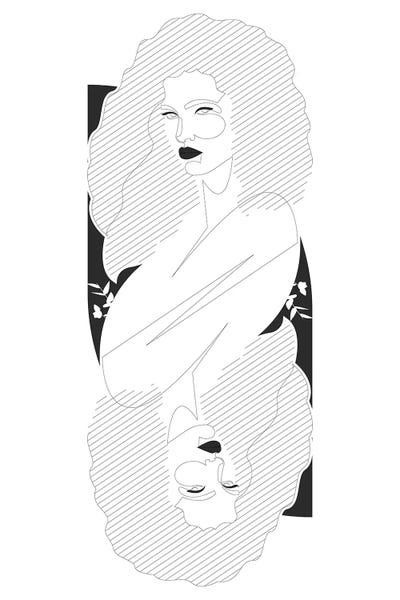 Addillum: QC - Woman Line Art by Addillum