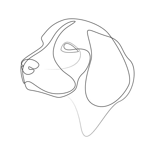 Addillum: Beagle - One Line by Addillum