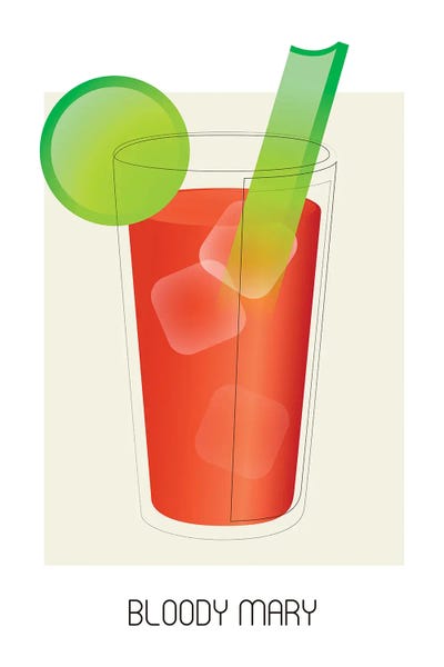 Bloody Mary: Bloody Mary - One Line by Addillum