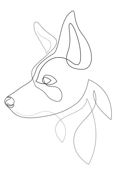 Addillum: Border Collie - One Line by Addillum