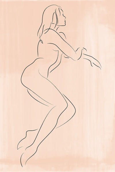 Pastel Figure by Addillum multi panel art