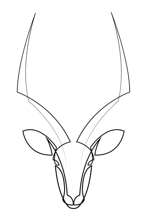 One Line Antelope