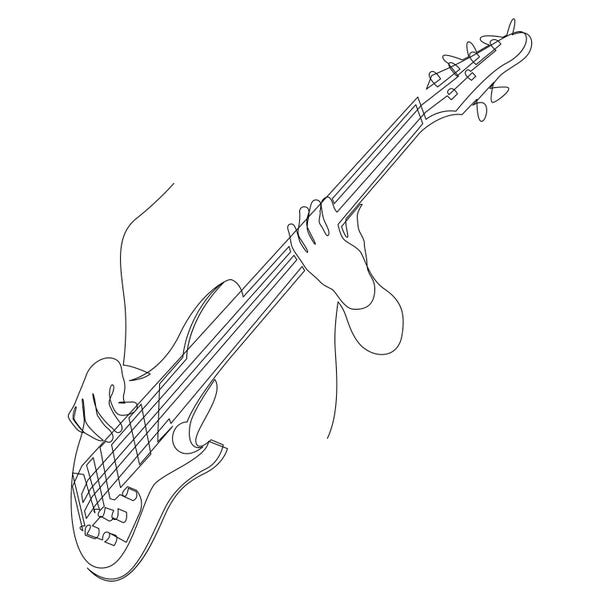Addillum: Groovy - One Line Guitar Player by Addillum