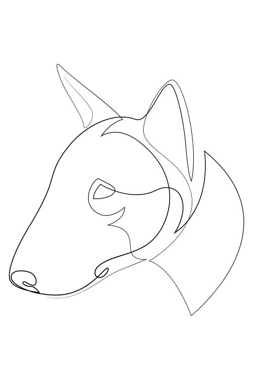 Bull Terrier - One Line