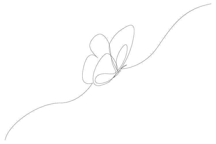 Butterfly - One Line Art