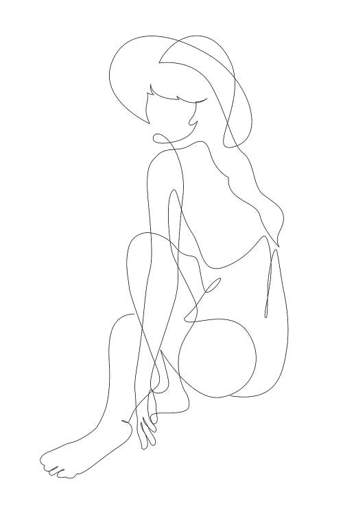 Woman In Hat - A2519