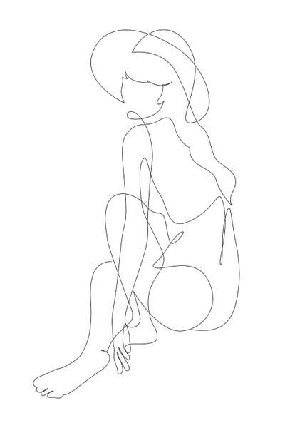 Woman In Hat - A2519