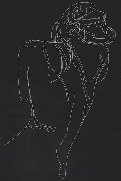 Addillum: Concealment - One Line Art - Noir by Addillum
